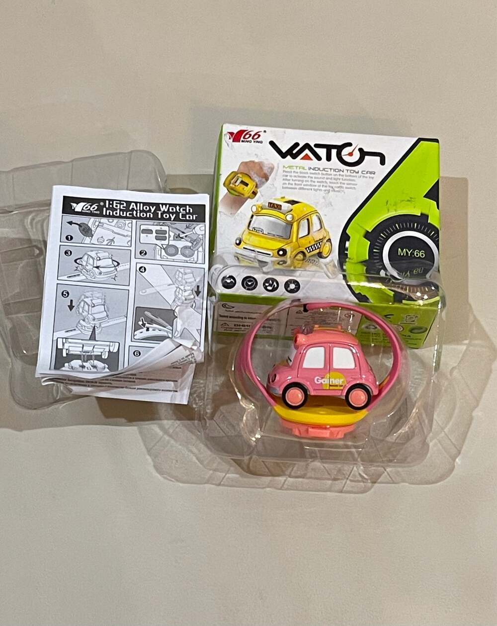 Kids Watch With Car Toy NIB